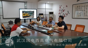 上海某新能源集團(tuán)到訪國(guó)電西高考察
