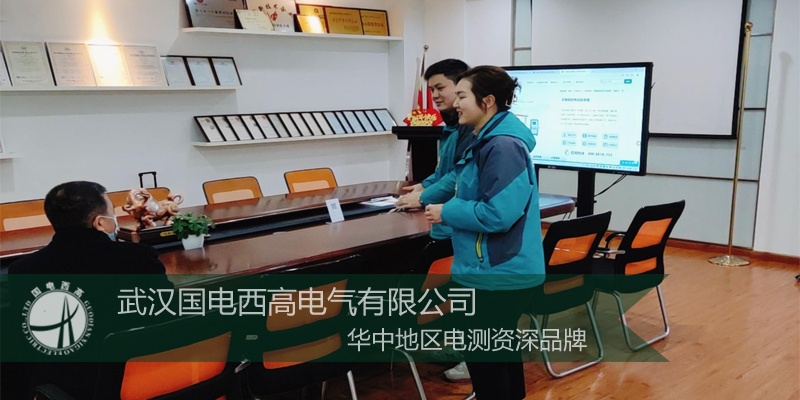 珠?？蛻羯W臨國電西高參觀考察局部放電測試設(shè)備